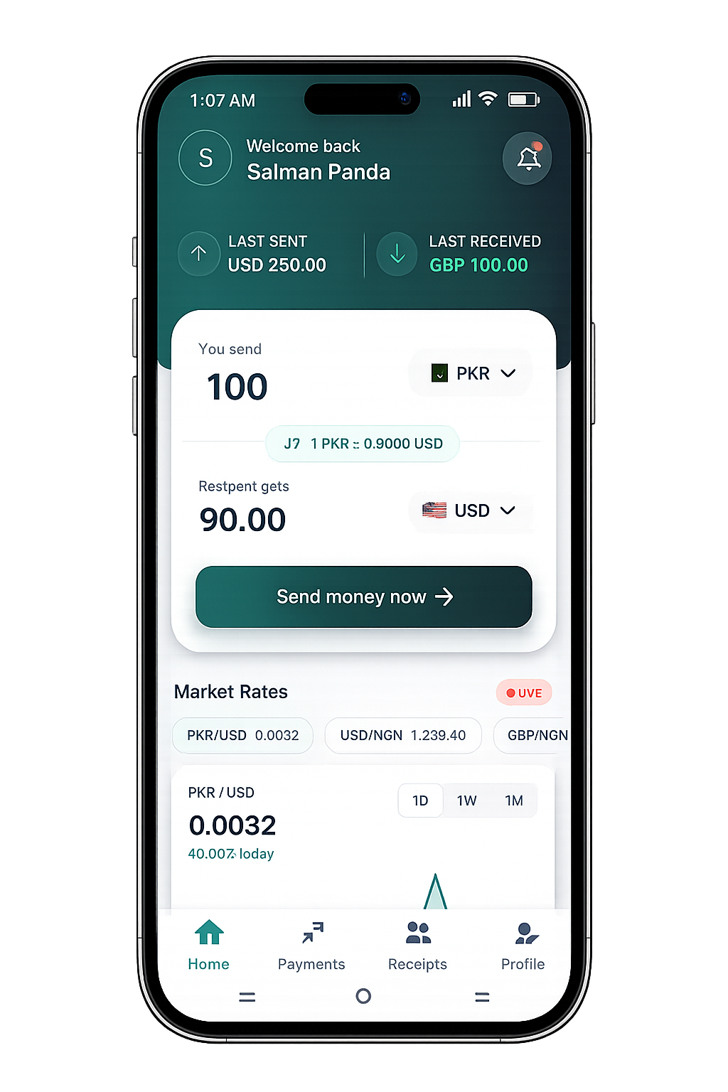 Wallet and Money Transfer